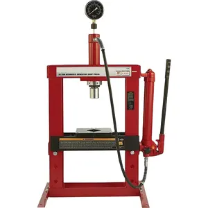 10Ton Manual Car Hydraulic Shop Press with gauge CE