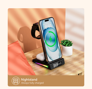 <span class=keywords><strong>Chargeur</strong></span> sans fil 5 en 1 pour <span class=keywords><strong>iPhone</strong></span> Samsung, produit le plus vendu sur Alibaba, best-seller d'<span class=keywords><strong>Amazon</strong></span>, livraison <span class=keywords><strong>rapide</strong></span> - Product Image 2