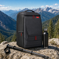 Sac à dos de voyage OEM durable, antichoc et étanche en tissu Oxford avec port USB pour console, personnalisable avec 5 logos