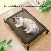 FurryFellows Chien Camping Lit Toutes Saisons Élevé Étanche À L'humidité Solide Écologique Été Tapis De Couchage Lit Pour Animaux De Compagnie