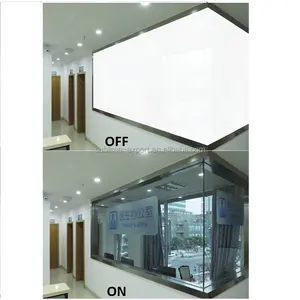 Filme inteligente pdlc transparente fosco elétrico para vidro privacidade pdlc filme janela de vidro inteligente para folhas pdlc porta