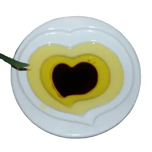 الإبداعية الأبيض القلب السيراميك زيت زيتون غمس لوحة الخزف السوشي طبق توابل وصلصة لتناول العشاء