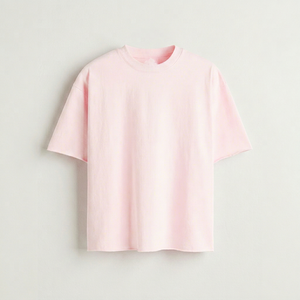 Fabricante de Camisetas de Algodón Lisas, Corte Holgado, Bordado Personalizado Disponible, Proveedor con MOQ Bajo - Product Image 2