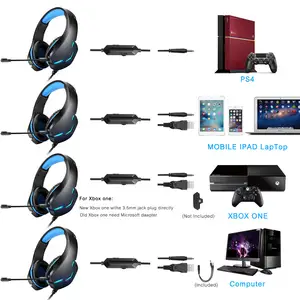 2021 الساخن بيع في روسيا J10 سماعات سماعات سماعات رأس للألعاب LED سماعات للعب PS4 PS5 سماعة للكمبيوتر ألعاب