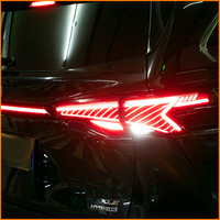 Barre lumineuse LED séquentielle pleine largeur style Century Wing fumée pour ensemble de feux arrière Granvia 2021 2022 2023 2024 2025 2026