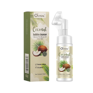 Avocat à base de plantes Aloe Vera <span class=keywords><strong>Mousse</strong></span> nettoyante pour le visage 2-en-1 Bulle Acide aminé Lavage Décharger Traitement de l'acné Nettoyeur de pores pour sec - Product Image 6
