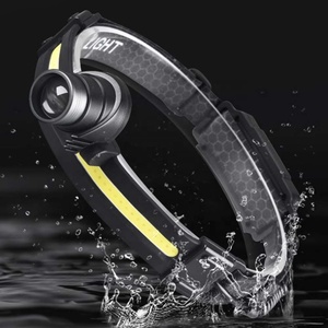 Công suất cao không thấm nước ngoài trời đèn pin đầu ánh sáng Silicone COB cảm biến đầu đèn ánh sáng có thể điều chỉnh Sạc <span class=keywords><strong>Led</strong></span> Đèn Pha - Product Image 5