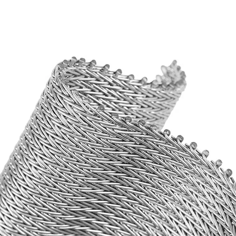 Heat Resistant Material Conveyor Plain Weave Wire Compound Balanced Weave Wire Mesh Belt