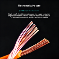Cable de Extensión Ethernet LAN IDEALINK, Fabricado en China, 1m 3m 5m, RJ45 Cat6 UTP, Conductor de Aluminio Sólido de 8 Hilos
