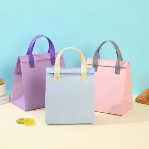 Bolsa Térmica Económica de Lámina de Aluminio No Tejida, Bolsa Térmica para Entrega de Alimentos, Personalizable - Product Image 4