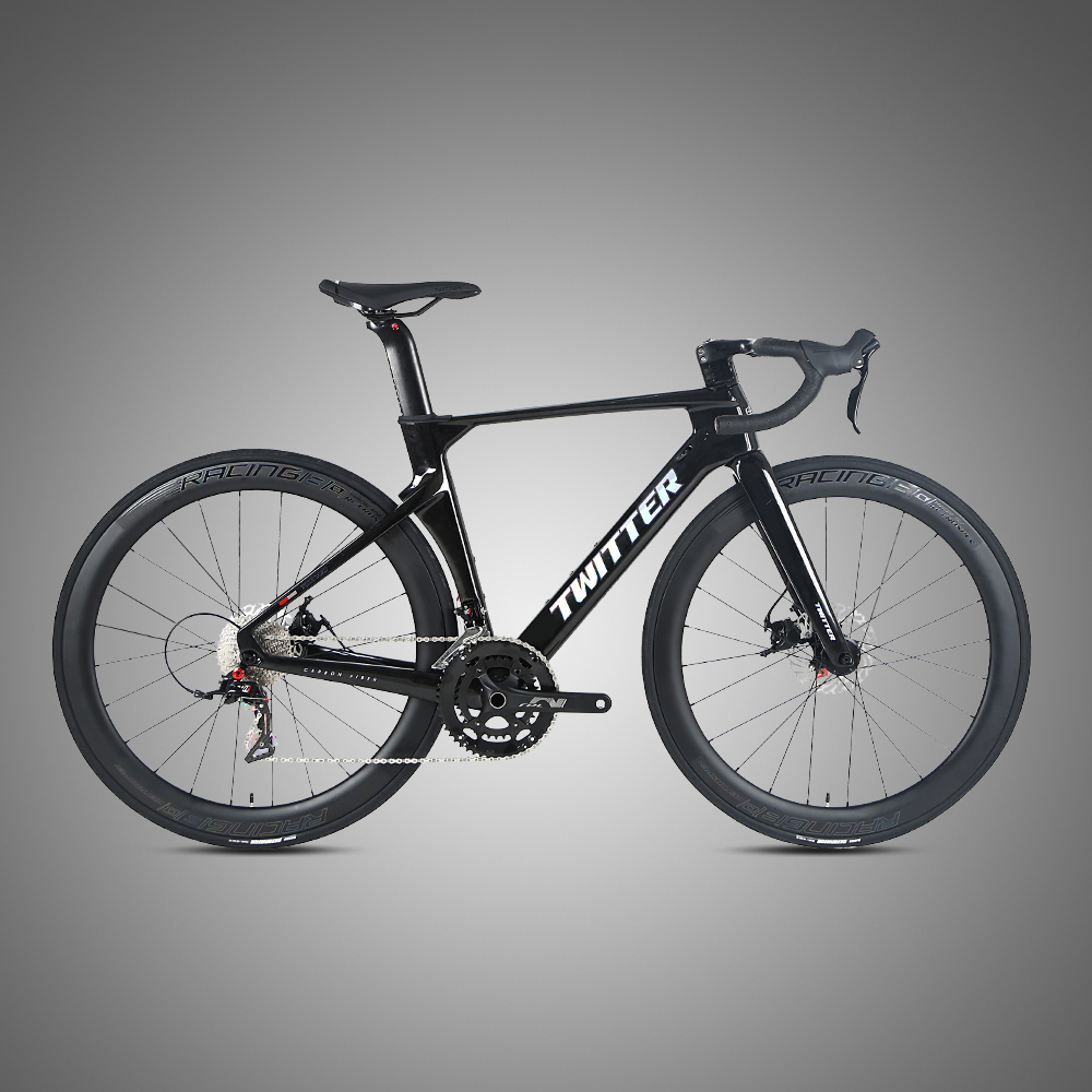 Carbon Fiber 24 Speed Road Bike with Disc Brake & EPS Technology