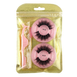 Vente en gros Kit professionnel de faux cils en vison 3D Extension de faux cils faits <span class=keywords><strong>à</strong></span> la main en rose avec brosse <span class=keywords><strong>pince</strong></span> <span class=keywords><strong>à</strong></span> <span class=keywords><strong>épiler</strong></span> Vegan <span class=keywords><strong>Prix</strong></span> moins cher - Product Image 1