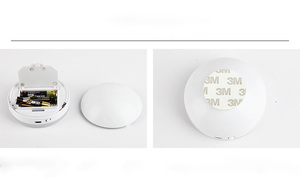 Luz Nocturna Recargable con Sensor de Movimiento, Lámpara Inalámbrica de Ahorro de Energía con Control de Sonido y Luz para Dormitorio, Pasillo, Baño y Hogar - Product Image 4