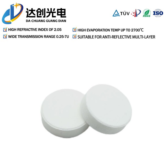White Black ZrO2 Industrial Grade Optical Coating Granules Tablets 99.99% Purity for High Refractive Index Layers