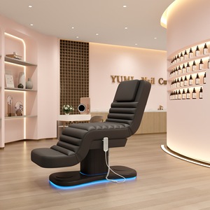 Cama de belleza moderna eléctrica de 3 motores para salón Instituto de estética para sala de estar Hotel almacén uso al aire libre Metal elegante - Product Image 4