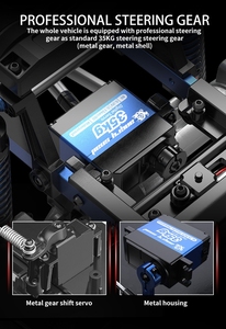 Mjx Hyper Go h8p không chổi than 4WD <span class=keywords><strong>off</strong></span>-road xe tải 1/8 Ford Bronco Baja 1000 mô phỏng leo núi Xe điều khiển từ xa Xe RC sở thích đồ chơi - Product Image 4