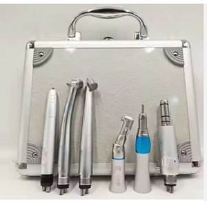 Juego de piezas de mano dentales 45 °, 2 agujeros, 4 agujeros, rociador de agua de 3 vías, Kit de pieza de mano de baja velocidad, juego de escalador de aire, turbina Led, pieza de mano Dental - Product Image 2