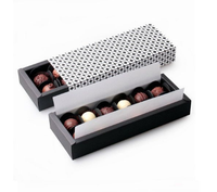 Boîte à chocolat vide de luxe personnalisée en gros, emballage alimentaire, deux pièces, OEM ODM, ruban, tiroir, emballage cadeau pour chocolat