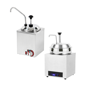 Réchauffeur de sauce commercial Offre Spéciale avec distributeur de sauce électrique à pompe Machine de réchauffeur de sauce à 3 réservoirs - Product Image 3
