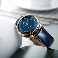 MIYOTA 9015 Mouvement Automatique 34mm Cadran Ouverture 5ATM Acier Inoxydable Saphir Cristal Bas quantité minimale de commande à Personnalisé pour Hommes