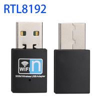 Vente en vrac Adaptateur USB Wifi 300M Dongle USB externe sans fil avec cartes réseau MT7601 RTL8192 Chipset en Stock