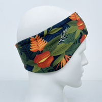 Impression personnalisée à double couche Cyclisme Hiver Ski Polaire Cache-oreilles larges Protection Bandeau chauffant