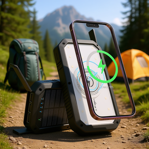 D0100HA8P6G Banque d'alimentation solaire portable 10000mAh avec charge rapide USB-C et chargeur MPPT pour téléphone, idéal pour les voyages et l'utilisation en extérieur - Product Image 2