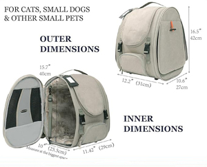 Wholesale Portable Pet <b>Backpack</b> Outdoor Travel Carrier Bag For <b>Cat</b> And Dog With Large Capacity Breathable Adventure Pet <b>Backpack</b> - Product Image 5
