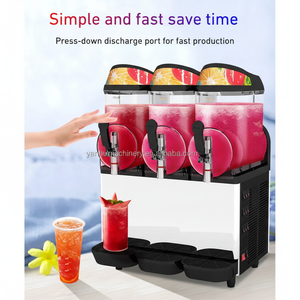 Automatique Nouveau 3x12Litres Double Réservoir Moteur Boisson Surgelée Smoothie Faisant la Machine Italienne Malaisie Jus Slush Maker - Product Image 1