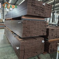 Planches de terrasse en composite bois-plastique, résistantes aux intempéries, pour aménagement de villas et de jardins