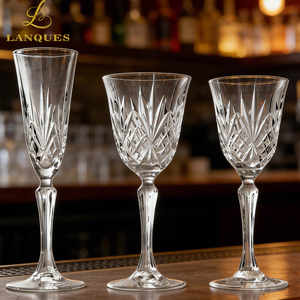 Verres à vin rouge Bordeaux ovales de conception européenne Lanques, fabriqués à la machine, compatibles lave-vaisselle pour la maison et l'hôtellerie - Product Image 4