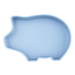 Pet Slow Feeding Bowl Silicone Licking Mat Anti Choking Dog Food Plate Sky Blue 221mm x 154mm Non Slip <b>Easy</b> Clean - Product Image 3