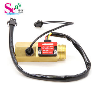 B4 Copper Water Flow Sensor with Hall Effect Meter 4-Point Internal/External Threaded Temperature Probe Turbine-<b>Card</b> <b>Readers</b> - Product Image 4
