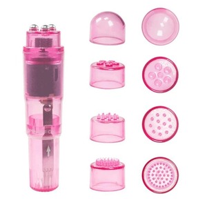 Đồ rung mini vệ sinh phụ nữ 4 đầu massage, que thần kỳ kích thích điểm G và âm vật, máy massage cầm tay mini dạng bút - Product Image 5