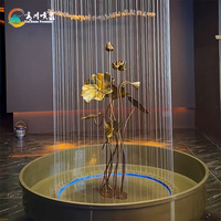 Équipement de Fontaine à Cascade LED Personnalisable pour Usage Commercial en Gros