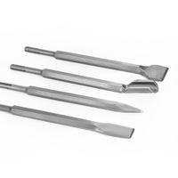 LAVIE – Lot de 4 burins SDS PLUS de 250 mm (pointe, rainure, gouge, plat) pour marteau perforateur électrique, pour percer le béton – Service OEM