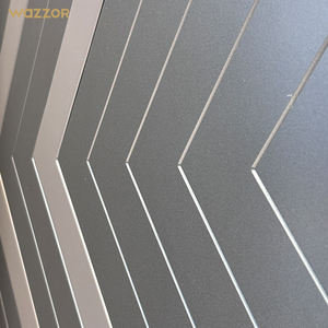 Wazzor USA 미국 스타일 고품질 솔리드 피벗 외부 보안문, 주택용 금속 현관문 - Product Image 2