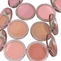 Faiccia Monochrome Powder Blush Professional Makeup ArtistGrade Expanding Contracting Shades Matte Dark Palette Cross-Border