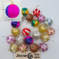 Boules de Noël en gros de haute qualité, étanches IP44, incassables, personnalisables avec logo, transparentes à suspendre