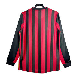 Camiseta Retro del Milán Temporada 2013/14, Cuello Redondo, Manga Larga, Uniforme Deportivo de Fútbol, Secado Rápido, Unisex, Adulto, Estilo Europeo - Product Image 1