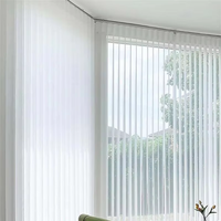 Stores Dream Blinds sans fil manuels, sur mesure, intégrés, verticaux, pour la décoration intérieure, avec lumière réglable, faciles à installer, pour chambre à coucher
