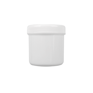 Opaque White PET <b>Plastic</b> Cream Jar Round Screw <b>Cap</b> Empty Container For Body Scrub Face Mask Cosmetic Packaging Wholesale - Product Image 4