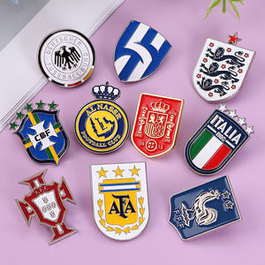 Épinglette en métal personnalisée pour star du sport, forme de maillot de basket-ball, rugby, football, soccer, badge en émail doux ou dur, broche - Product Image 5