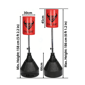 Saco de <span class=keywords><strong>Boxeo</strong></span> Ajustable para MMA, Muay Thai, Kickboxing, con Base de PU y PE, Personalizable con Logotipo, Equipo de <span class=keywords><strong>Gimnasio</strong></span> en Casa - Product Image 2