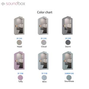 Cabine de bureau acoustique pour téléphone et <span class=keywords><strong>réunion</strong></span>, mini-cabine de bureau en forme de maison, pour une personne, intérieur - Product Image 6