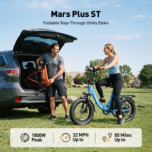 ACTBEST Livraison gratuite aux États-Unis, vélo électrique <span class=keywords><strong>pliable</strong></span> de ville Mars Plus 20*<span class=keywords><strong>4</strong></span> pouces avec pneus larges, 48V 20Ah 750W - Product Image 4