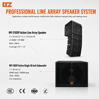 Système de sonorisation passif MY-210X+MY-18XD avec amplificateur pour auditoriums, hôtels, salles de concert - Sert 800 personnes