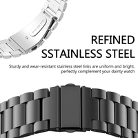 Bracelet de luxe en acier inoxydable Quick Fit 22 mm NEXVOGUE avec fermoir pliant à double bouton pour Garmin Fenix 8 47 mm/7/6/6X Pro 5/5X Plus