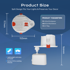 Caméra de <span class=keywords><strong>surveillance</strong></span> WiFi YIMMET à vision nocturne, alimentée par énergie solaire, à montage encastré, installation sans outil, sans perçage, détection de mouvement - Product Image 6