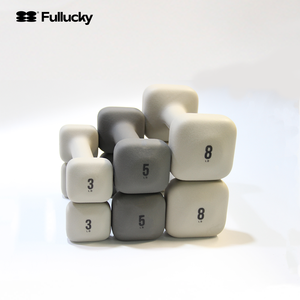 Fullucky vuông quả tạ 5kg đặt cho phòng tập thể dục phòng tập thể dục Workout thiết bị đào tạo nhà Workout Kit quả tạ - Product Image 3